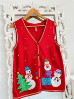 Load image into Gallery viewer, Christmas Sweater Vest-Bust 36