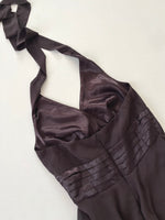 Load image into Gallery viewer, Yessica Vintage Halter Dress-Bust 34