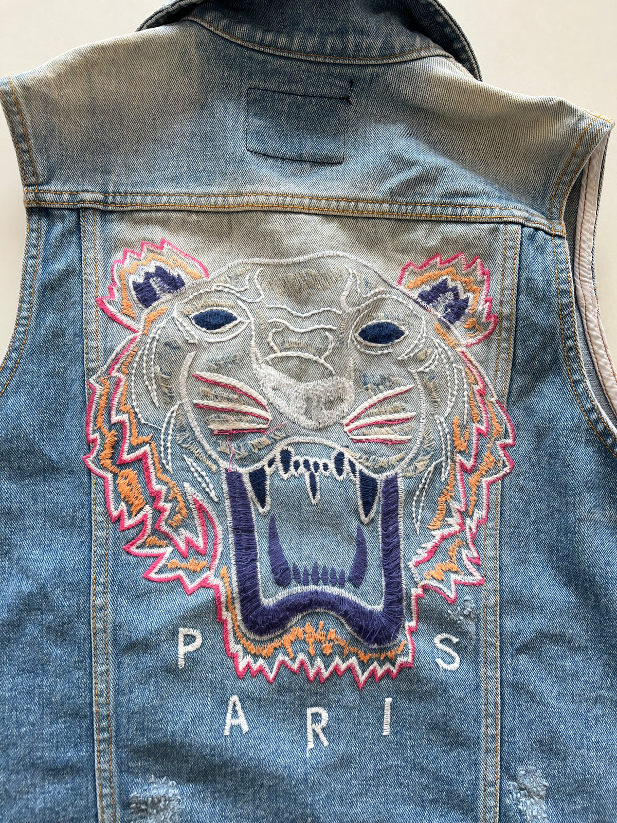 Wednesday Denim Vest-Bust 36