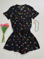 Load image into Gallery viewer, 100% Silk Romper-Bust 34