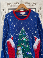 Load image into Gallery viewer, Christmas Sweater With Light Bulbs-Chest 46