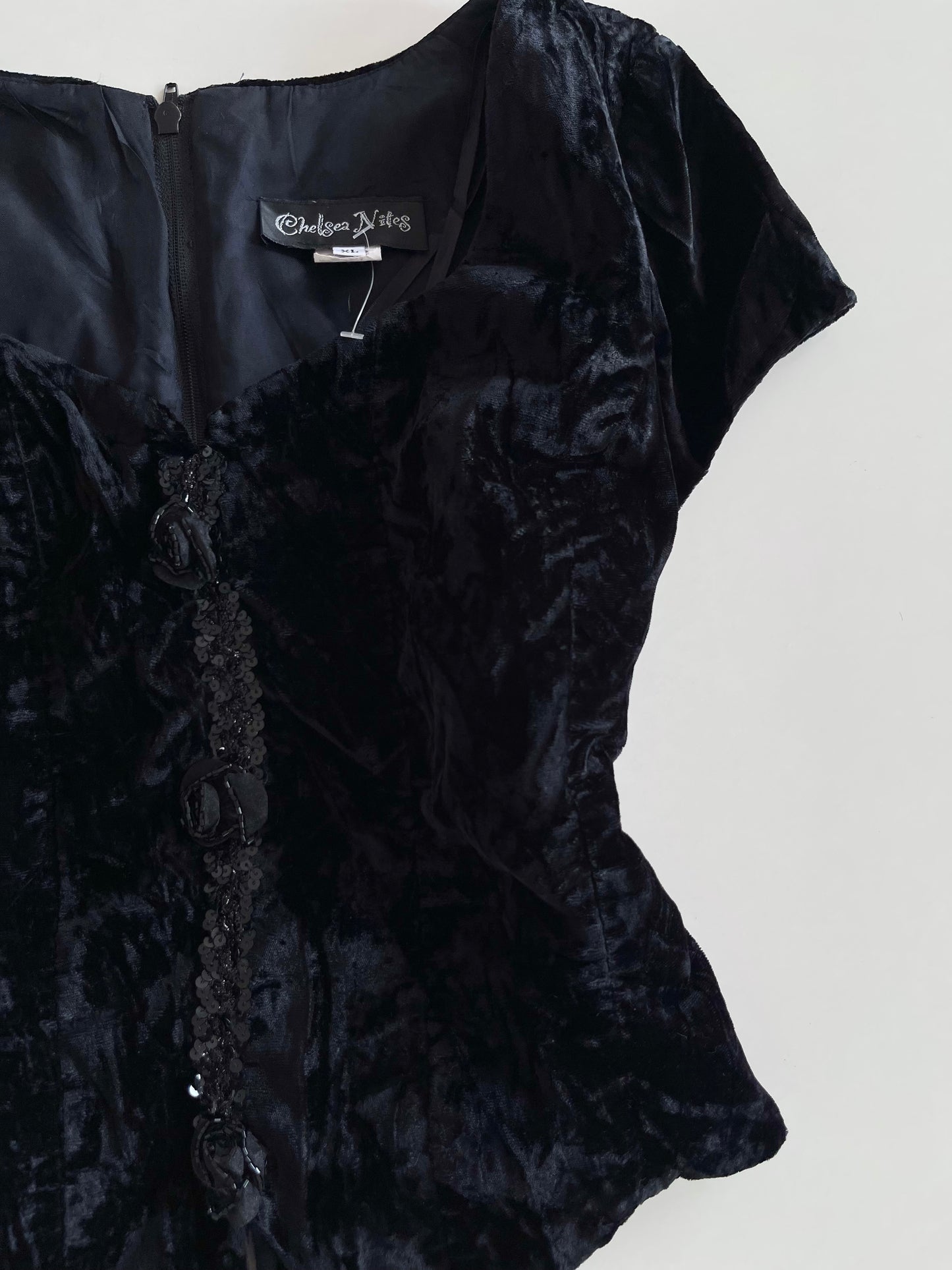 Chelsea Nites Velvet Top-Bust 42