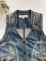 Load image into Gallery viewer, Denim Vest-Bust 32