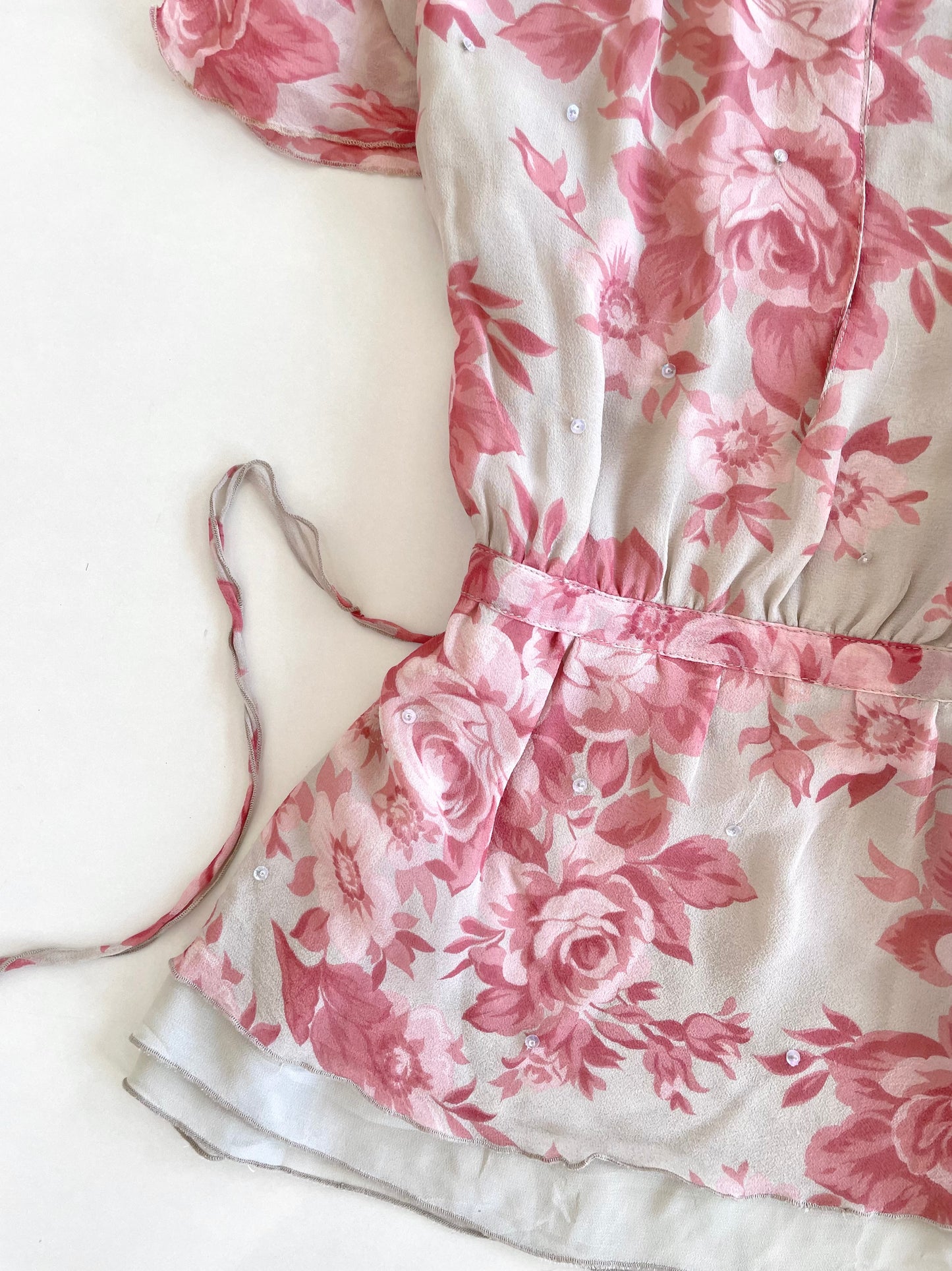 100% Silk Luca D Altieri Top-Bust 34