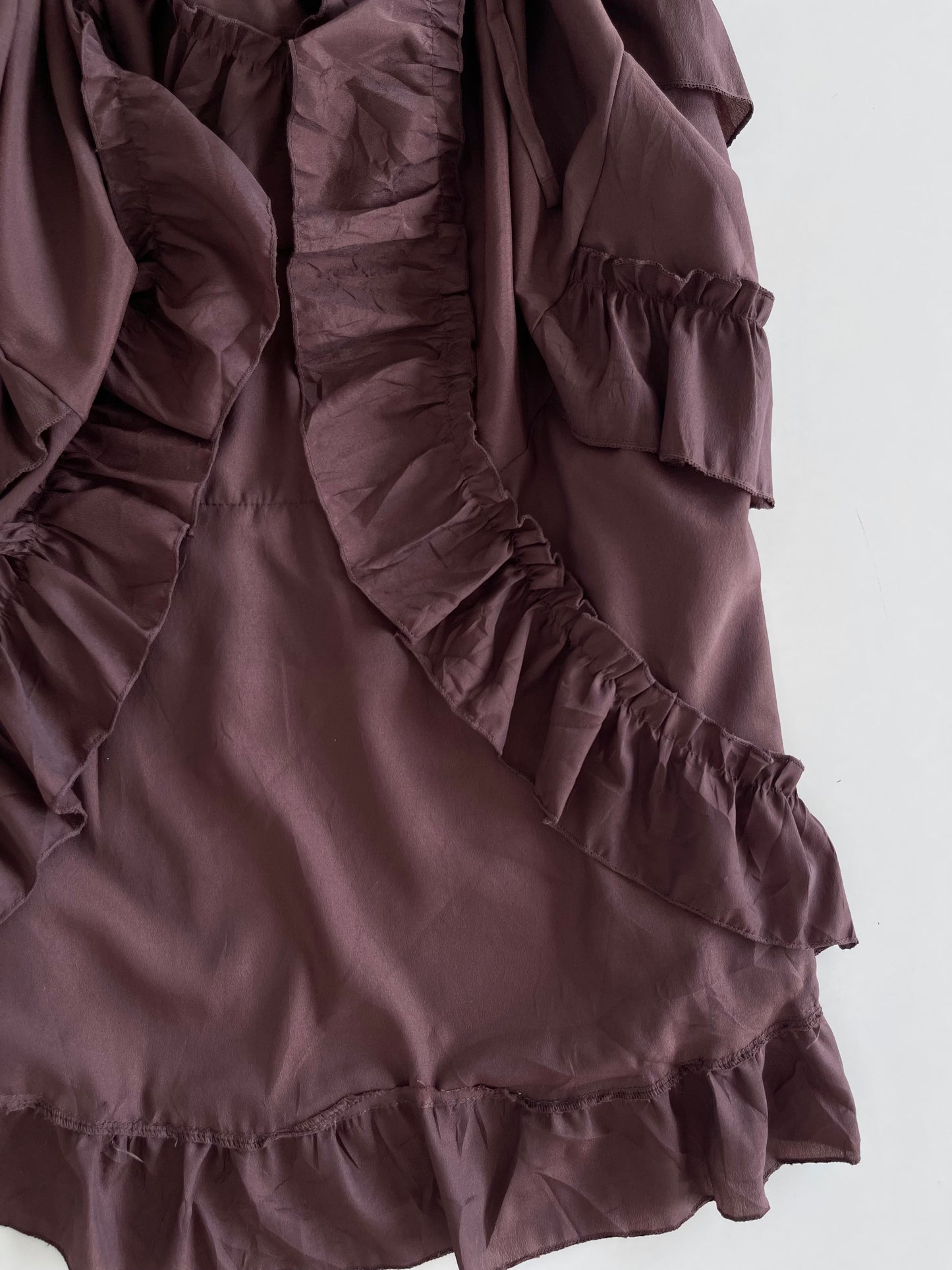 Vintage Ruffle Skirt-Waist 26 to 28