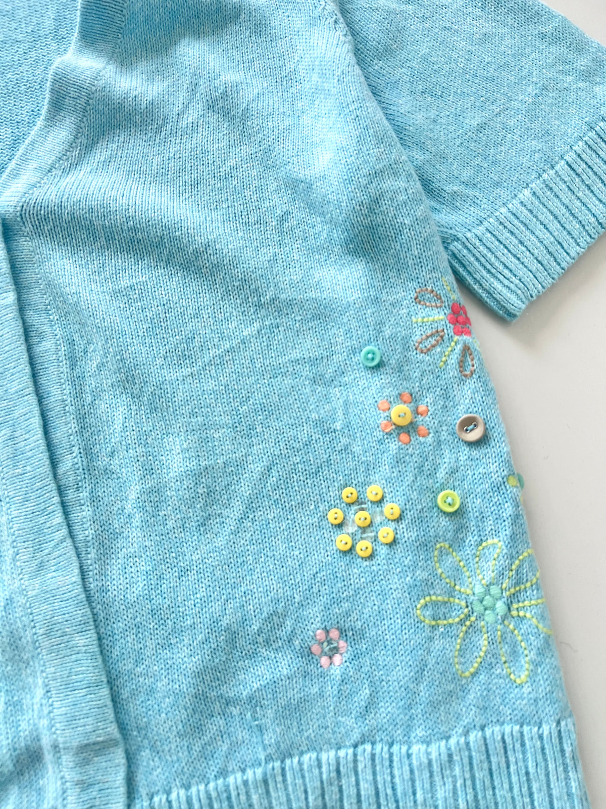 Christopher & Banks Embroidered Sweater-Bust 46