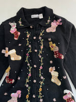 Load image into Gallery viewer, Embroidered Christmas Sweater-Bust 44