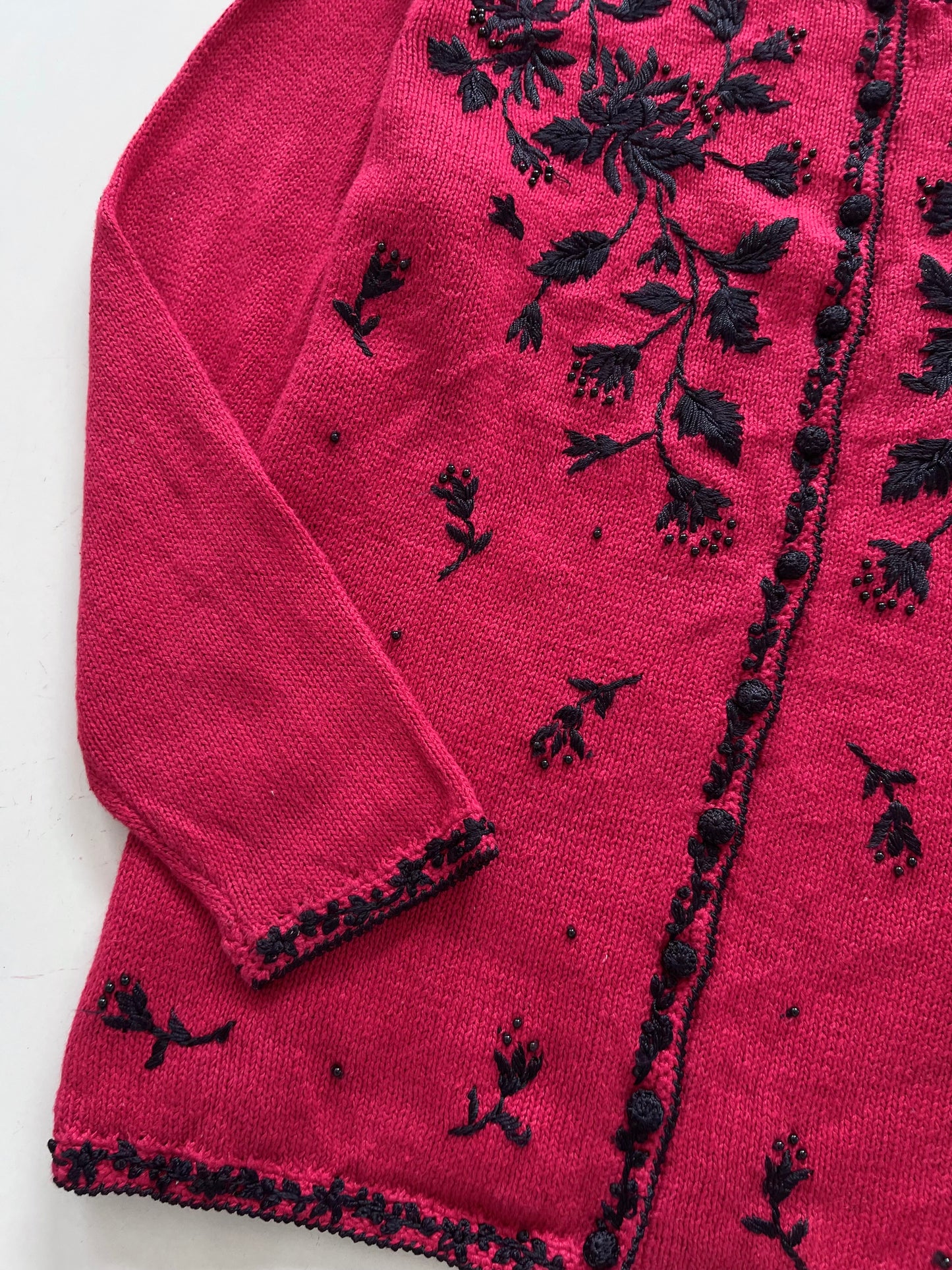 Carolina Embroidered Sweater-Bust 50