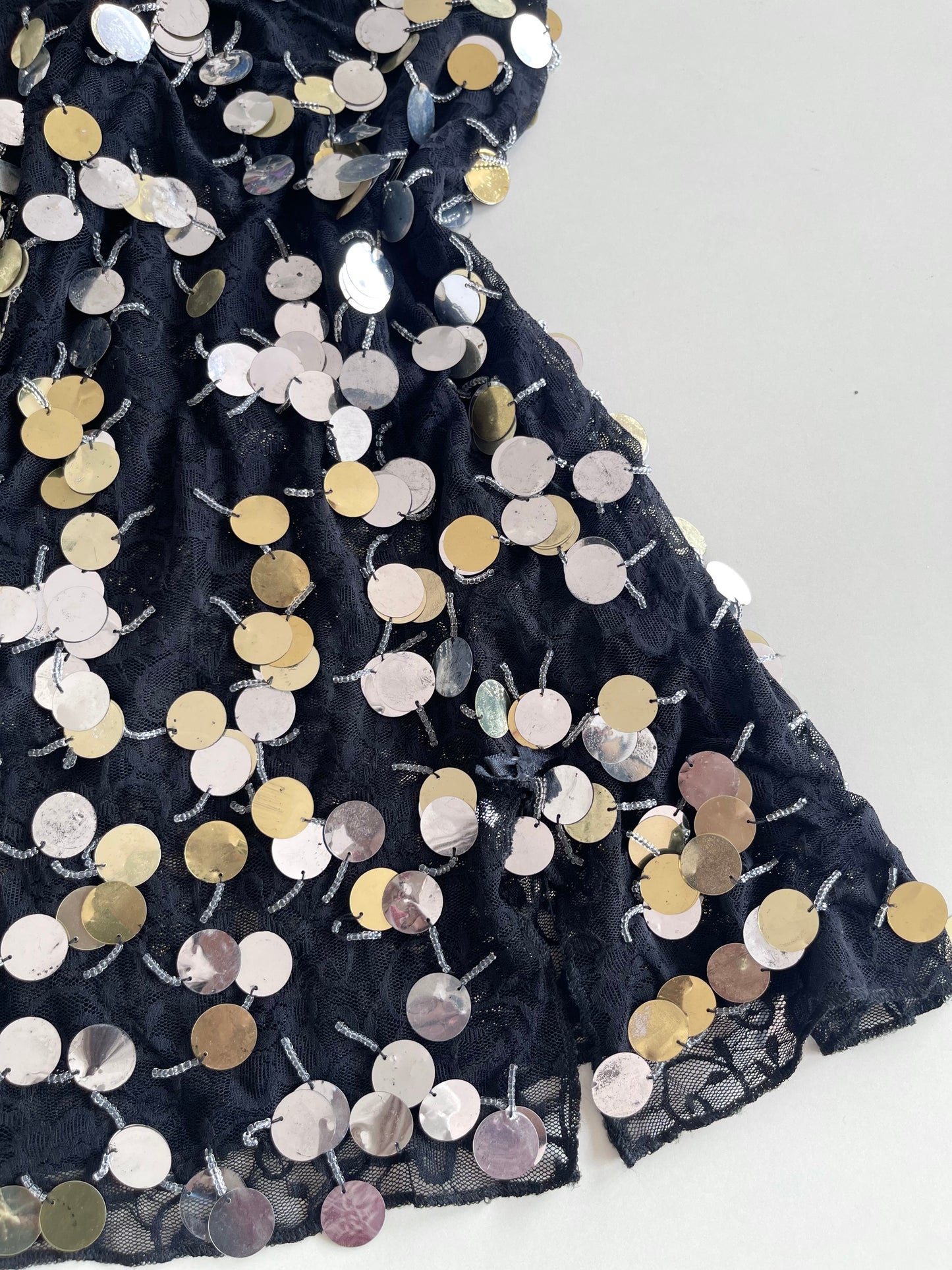 Sheer Sequin Dress-Waist 28 to 30
