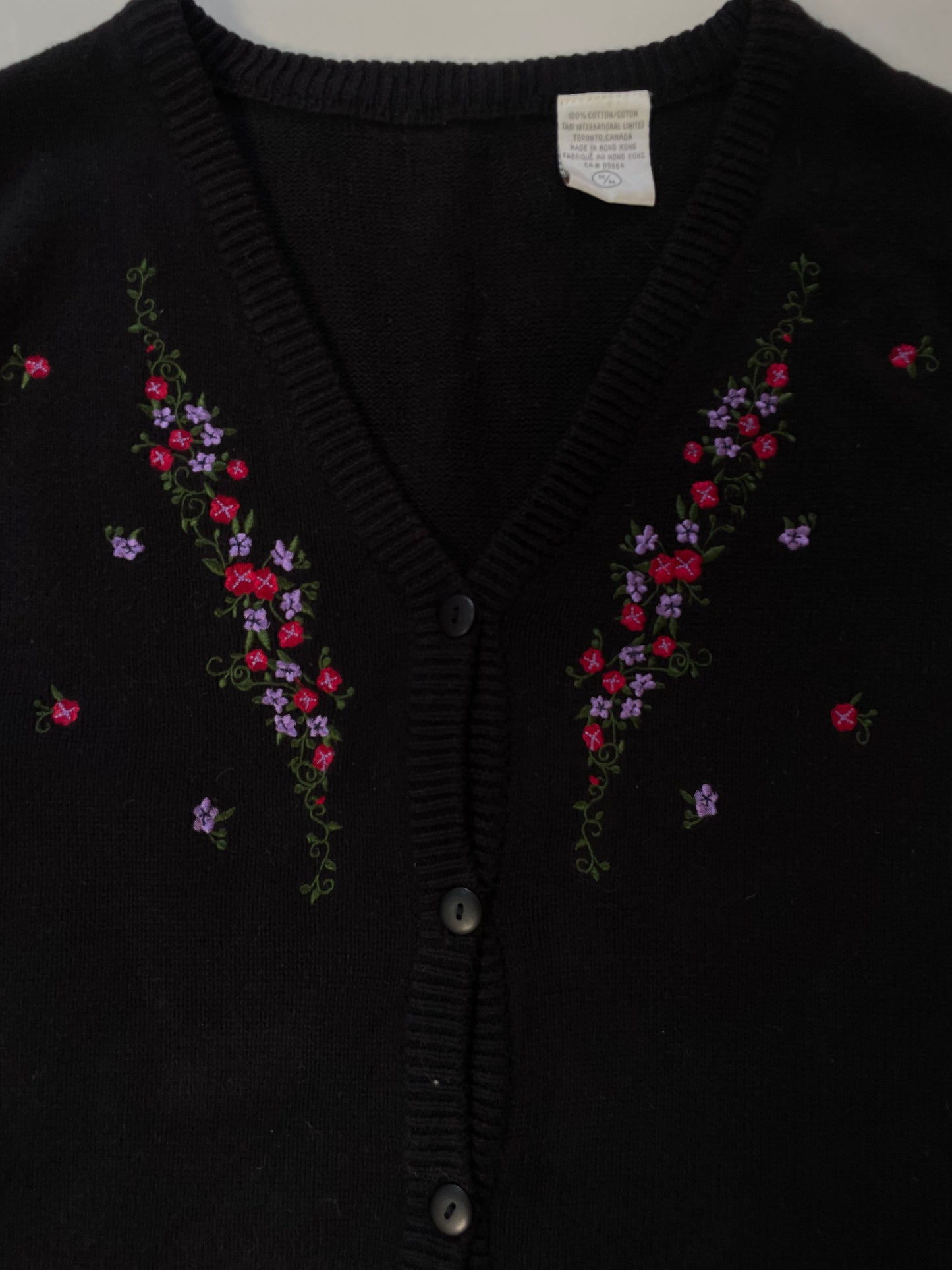 Embroidered Sweater Vest-Bust 42