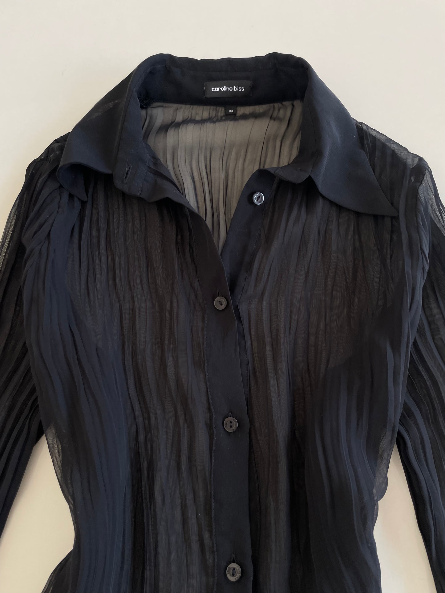 Caroline Biss Sheer Shirt-Bust 42