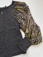 Load image into Gallery viewer, Chezcoco Puff Sleeve Top-Bust 32 to 34