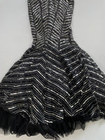 Load image into Gallery viewer, RARE Heavily Embroidered Mermaid Cut Dress-Bust 32