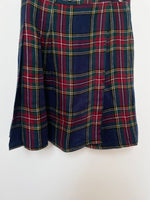 Load image into Gallery viewer, Dark Academia Plaid Skirt-Waist 30