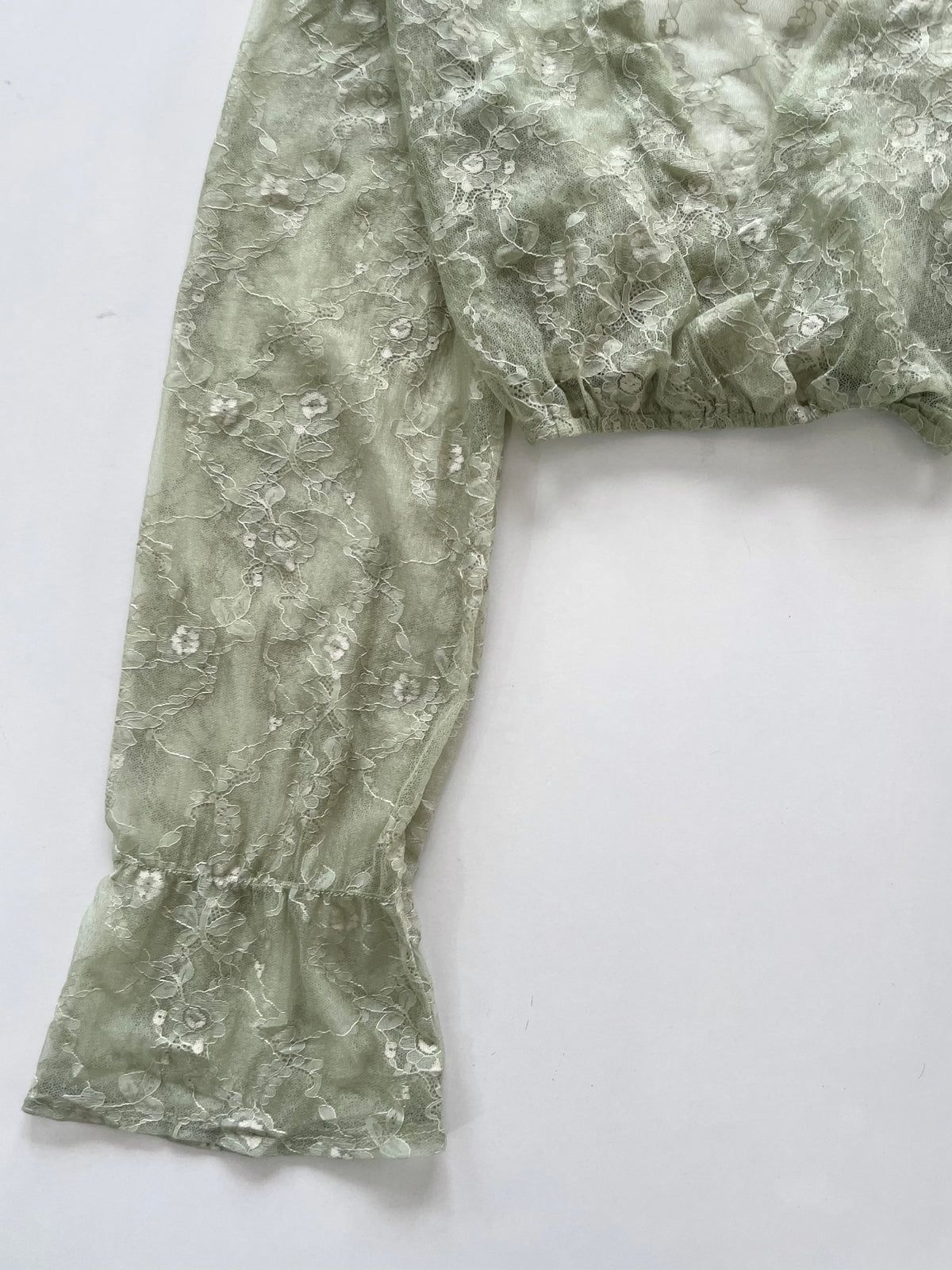 Eiission Lace Sheer Top-Bust 42 to 44