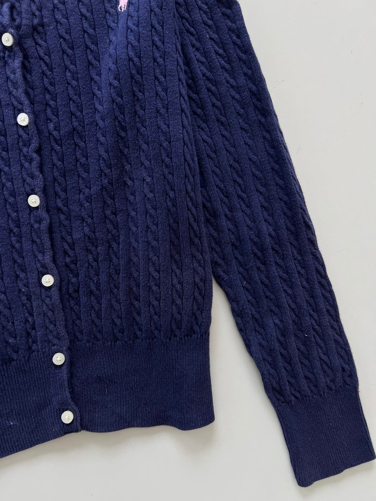 Ralph Lauren 100%Cotton Vintage Cardigan-Bust 34 to 36