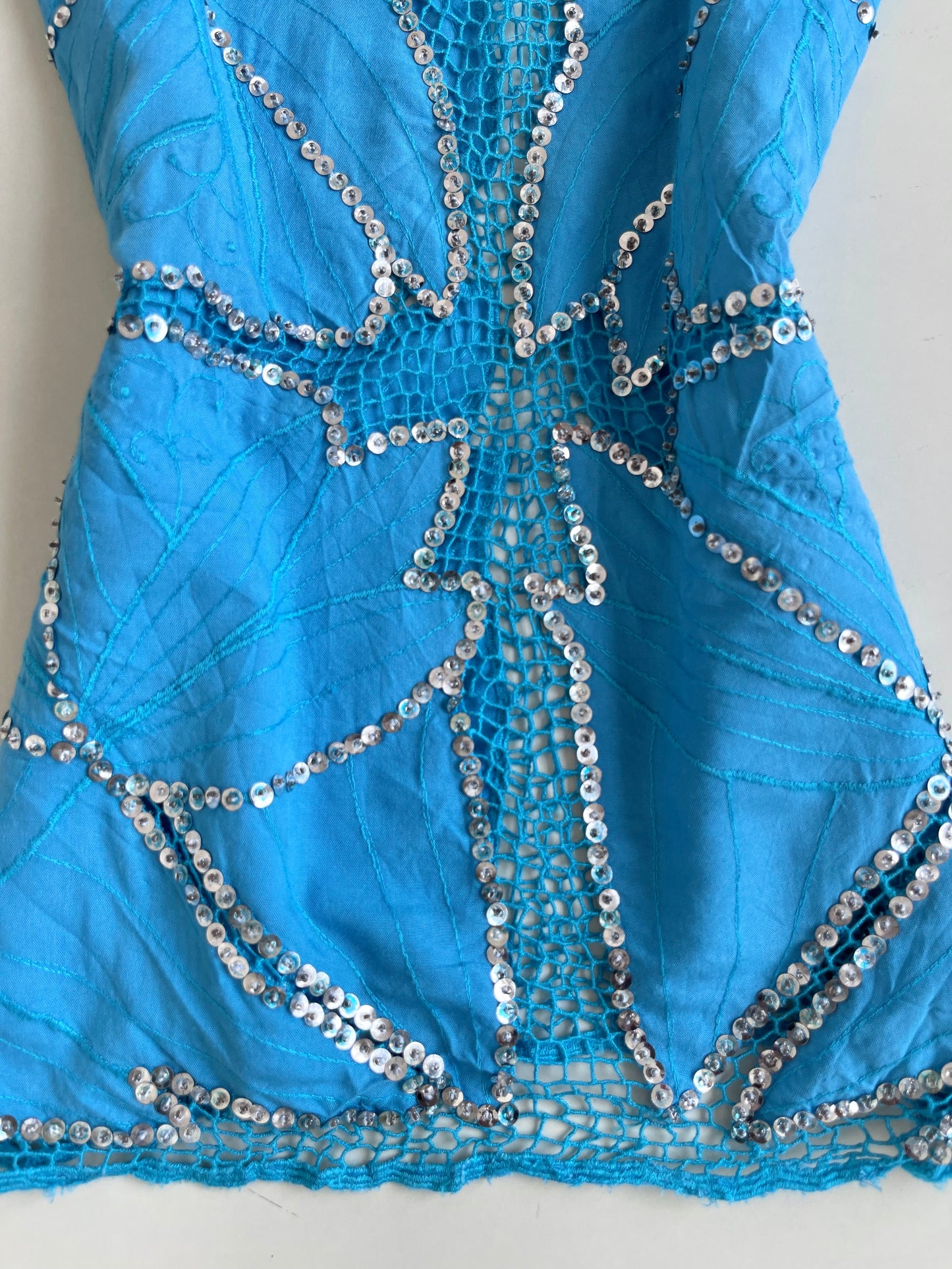 Sequin & Mesh Vintage Top-Bust 42