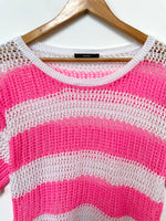 Load image into Gallery viewer, Sheer Crochet Top-Bust 46 to 50