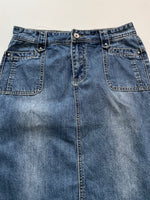 Load image into Gallery viewer, Denim Skirt-Waist 28