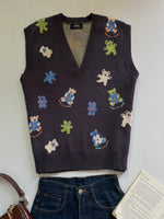 Load image into Gallery viewer, Cider Chunky Sweater Vest-Bust 42