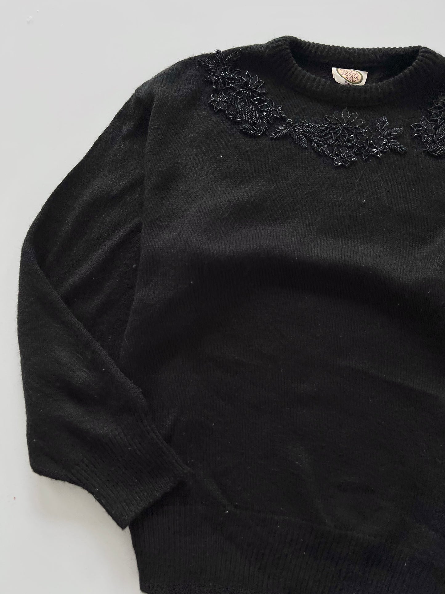 Picket and Post Hand Embroidered Sweater-Bust 46