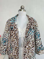 Load image into Gallery viewer, ANIMAL SKIN PRINTED COTTON BLAZER - BUST 46