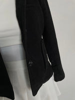 Load image into Gallery viewer, Black Thick Warm Coat -Bust 28