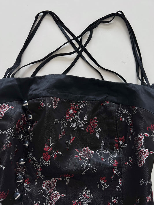 Missmax Jacquard Vintage Top-Bust 32