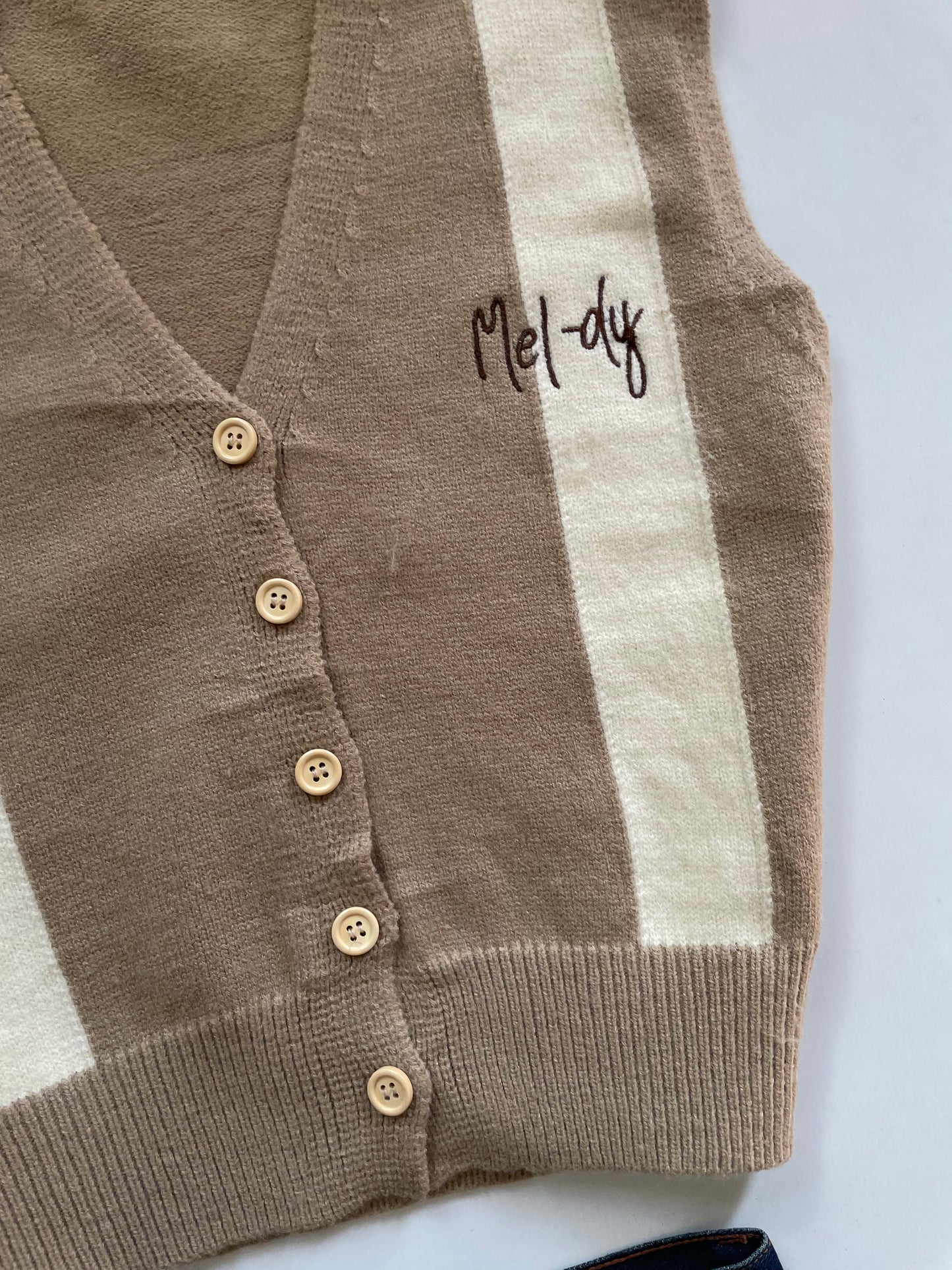 Chunky Sweater Vest-Bust 38