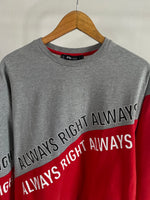 Load image into Gallery viewer, FB SISTER TYPOGRAPHY INNER FLEECE SWEATSHIRT - BUST 44