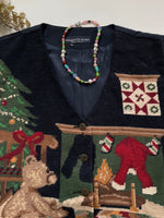 Load image into Gallery viewer, Vintage Jacquard Waistcoat-Bust 42