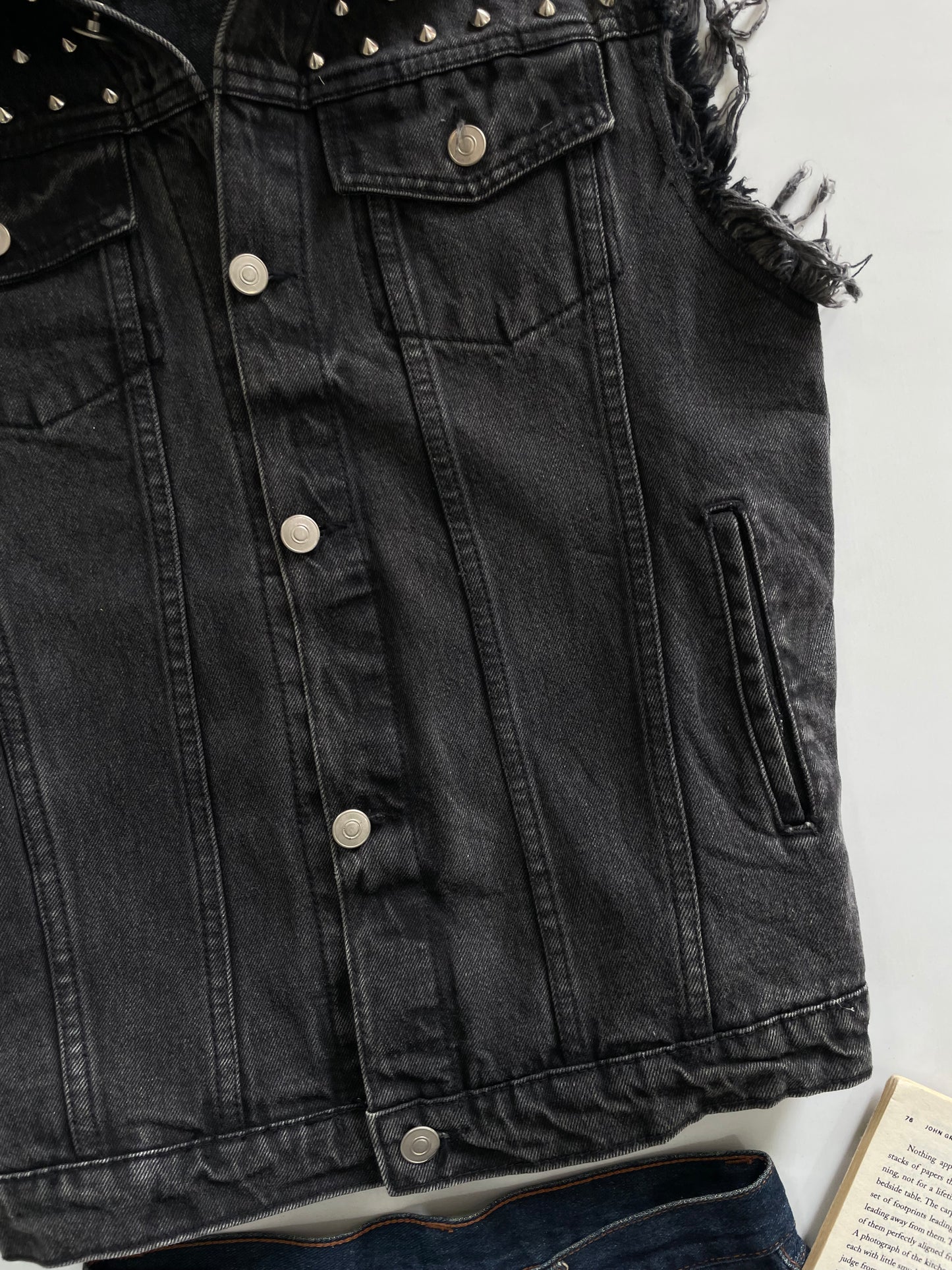 Denim Vest-Bust 38