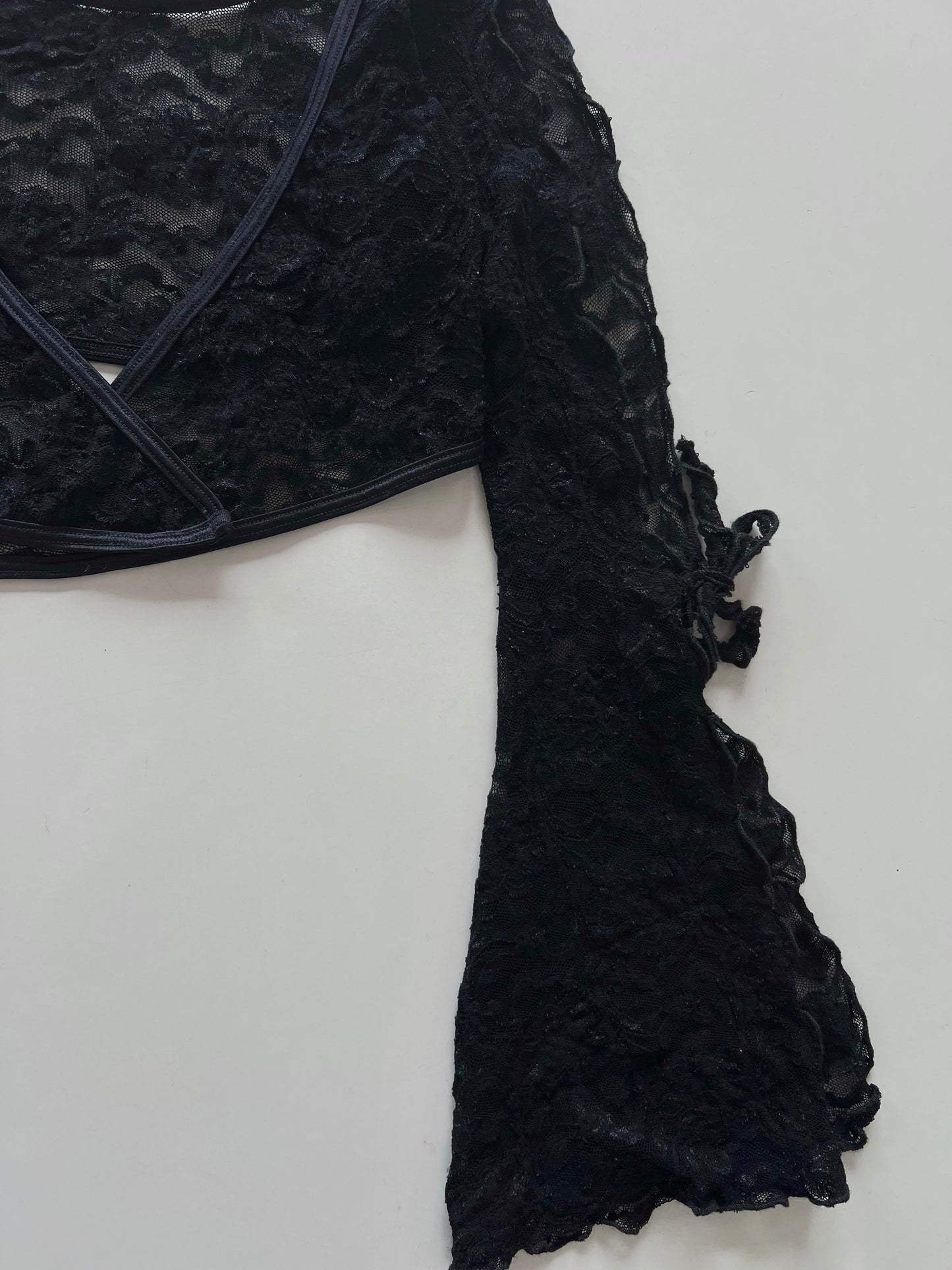 Girly Sheer Goth Top-Bust 28 to 30