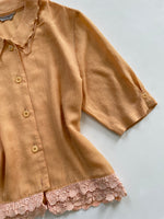 Load image into Gallery viewer, Vintage Lace Shirt-Bust 38