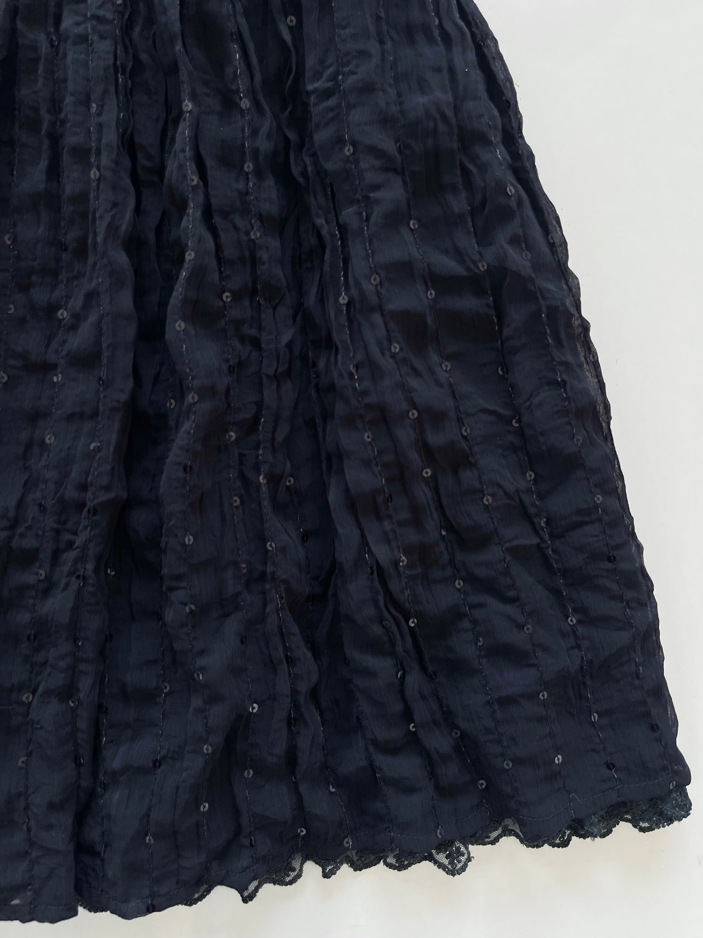 Net City Sequin Vintage Skirt-Waist 26