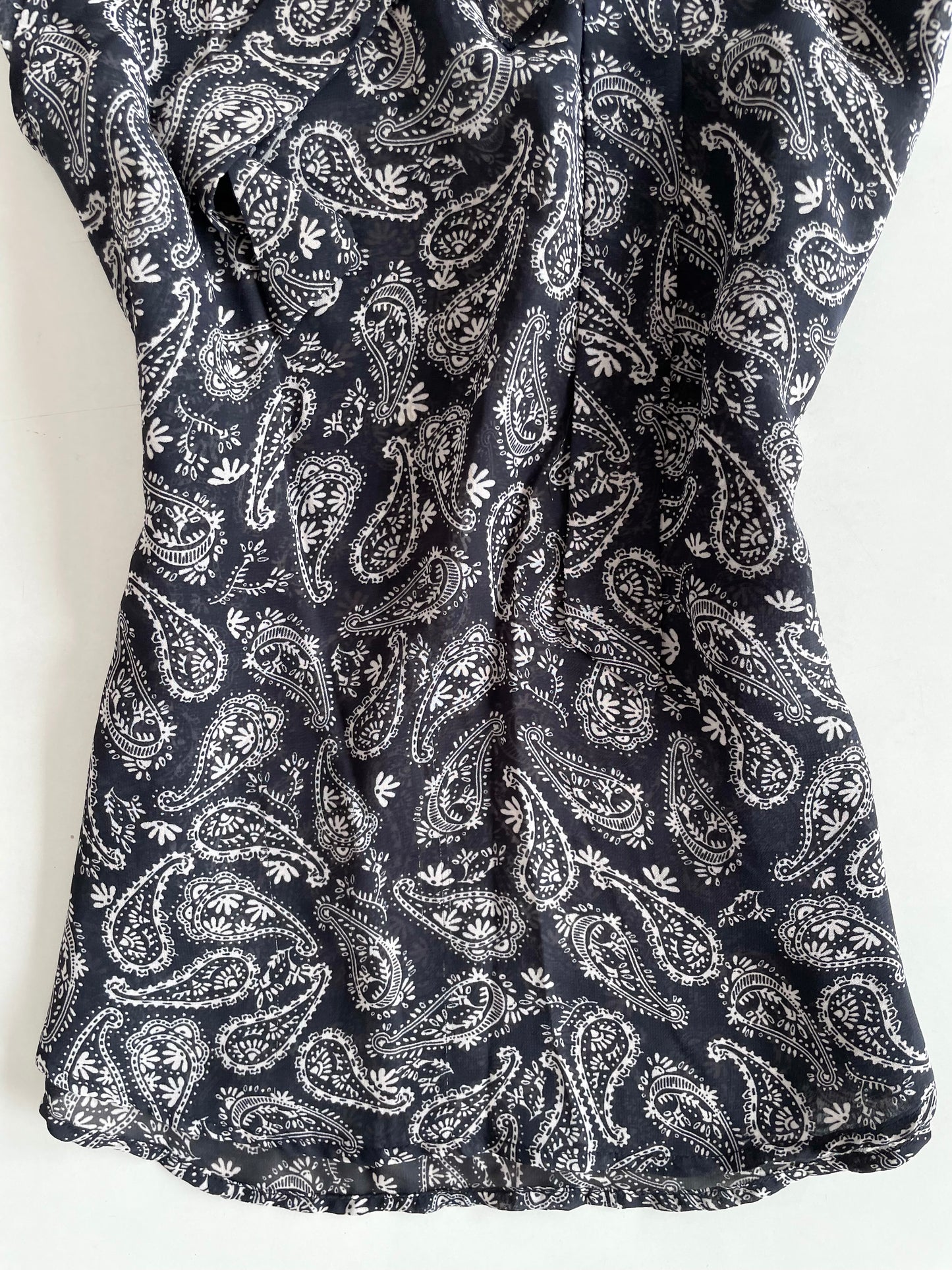 Paisley Sheer Top-Bust 36