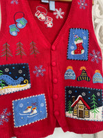 Load image into Gallery viewer, Holiday Edition Christmas Sweater Vest-Bust 46