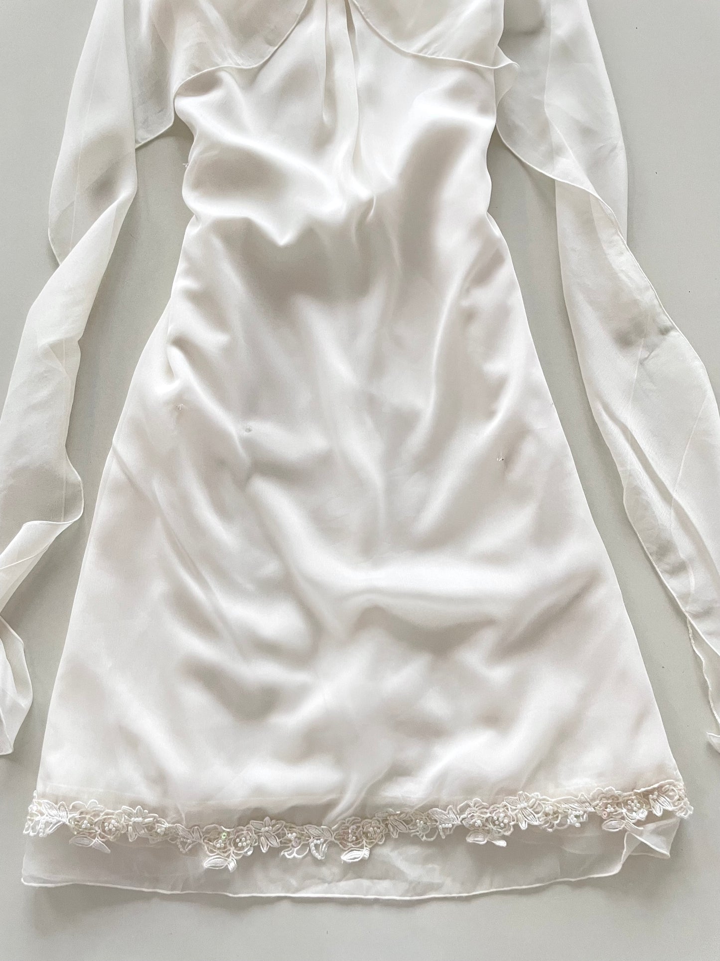 Mia Nana Embroidered Vintage Dress-Bust 40