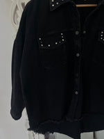 Load image into Gallery viewer, Zara Embellished Denim Jacket-Bust 46