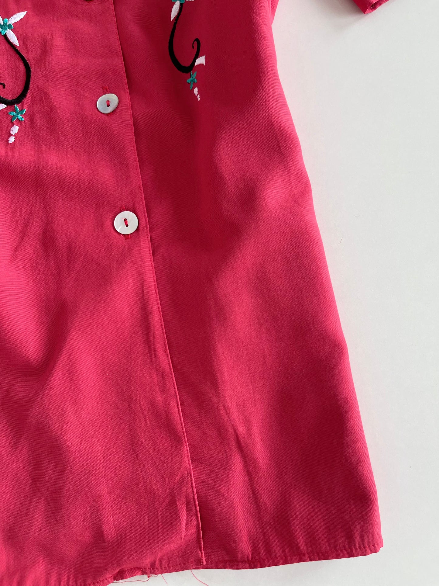 Meyer Mode Embroidered Vintage Shirt-Bust 44