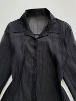 Load image into Gallery viewer, Black Sheer Shirt-Bust 44