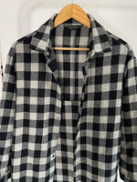 Load image into Gallery viewer, Jessi Grey & Black Warm Shacket - Bust 40