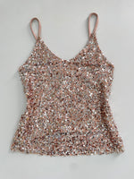 Load image into Gallery viewer, Sequin Slip Top-Bust 34