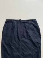 Load image into Gallery viewer, MIDNIGHT BLUE DENIM SKIRT - WAIST 32