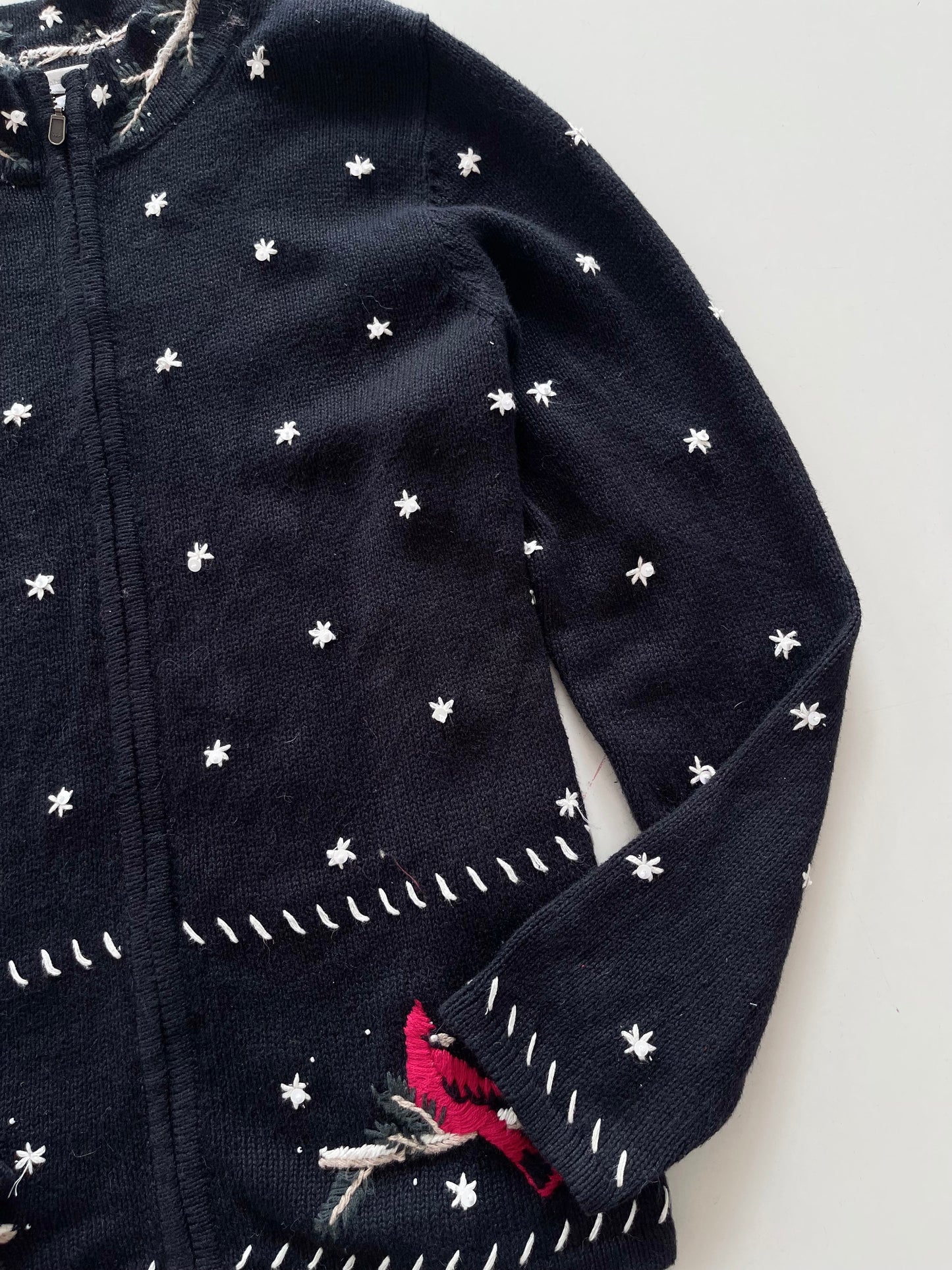 C.J. Banks Embroidered Sweater-Bust 44
