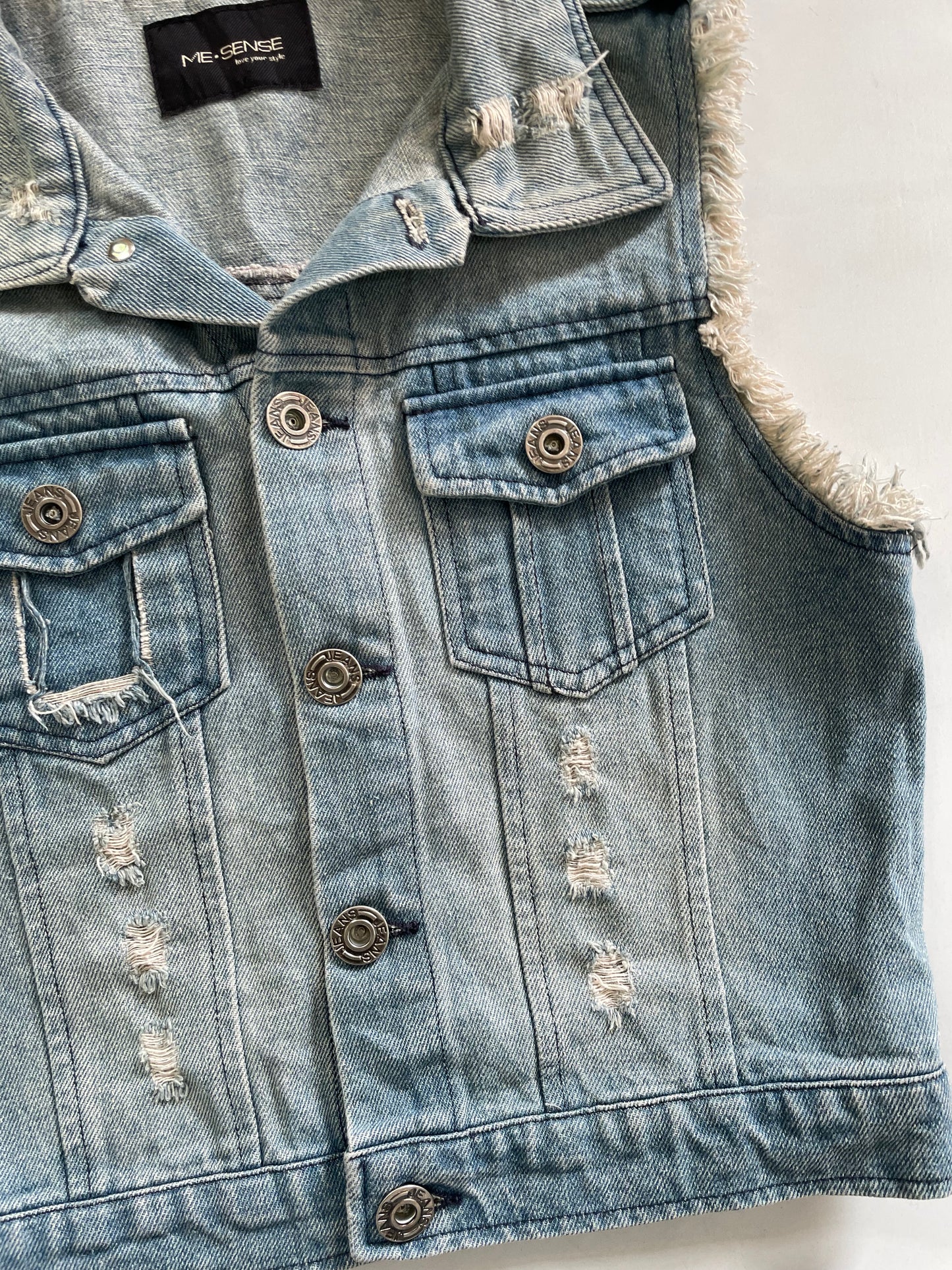 Denim Vest-Bust 32