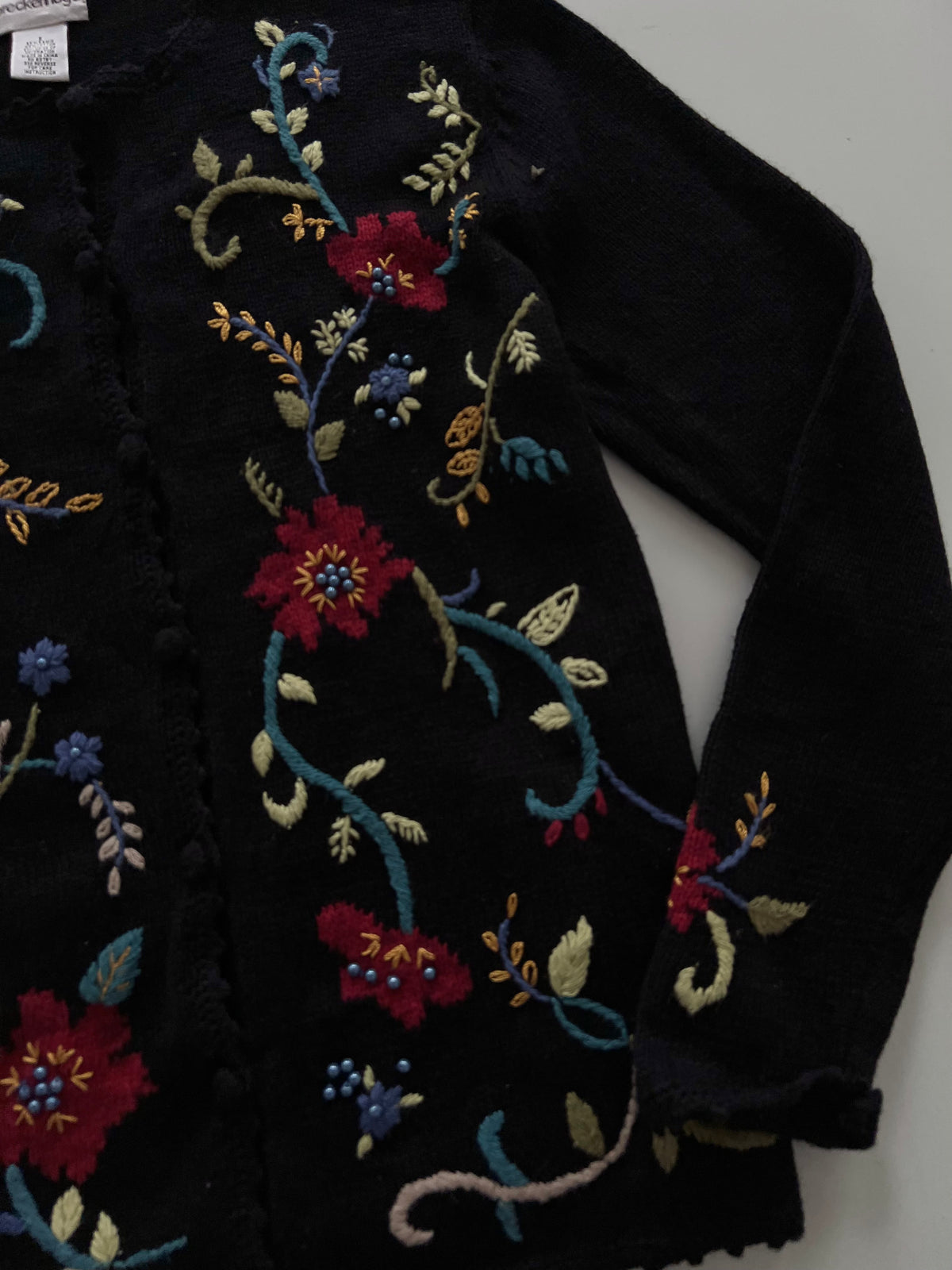 Breckenridge Embroidered Sweater-Bust 42