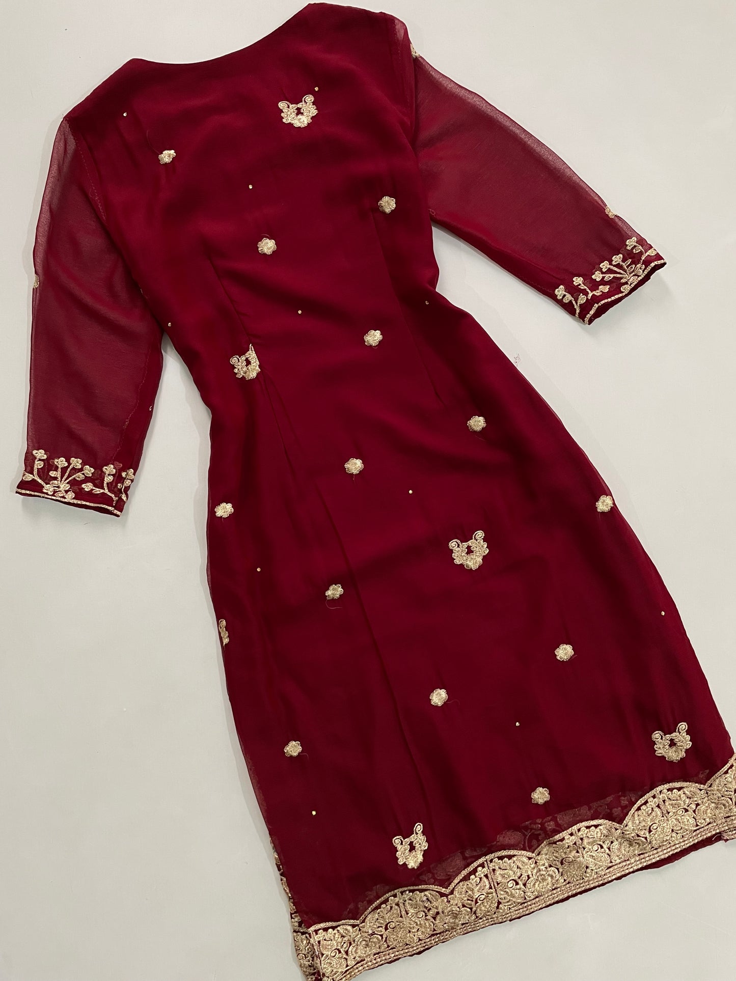 Embroidered Kurta-Bust 34