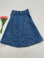 Load image into Gallery viewer, Long Denim Skirt-Waist 26