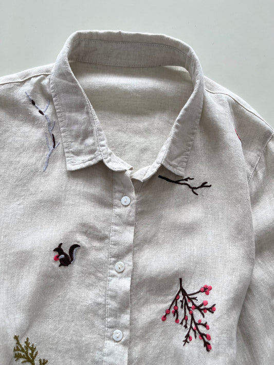 ID Embroidered Shirt-Bust 40